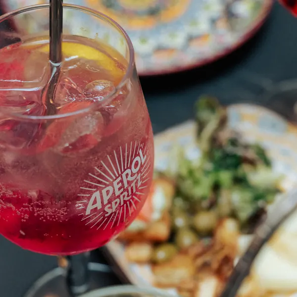 Aperol Spritz and antipasti Navigli Paris
